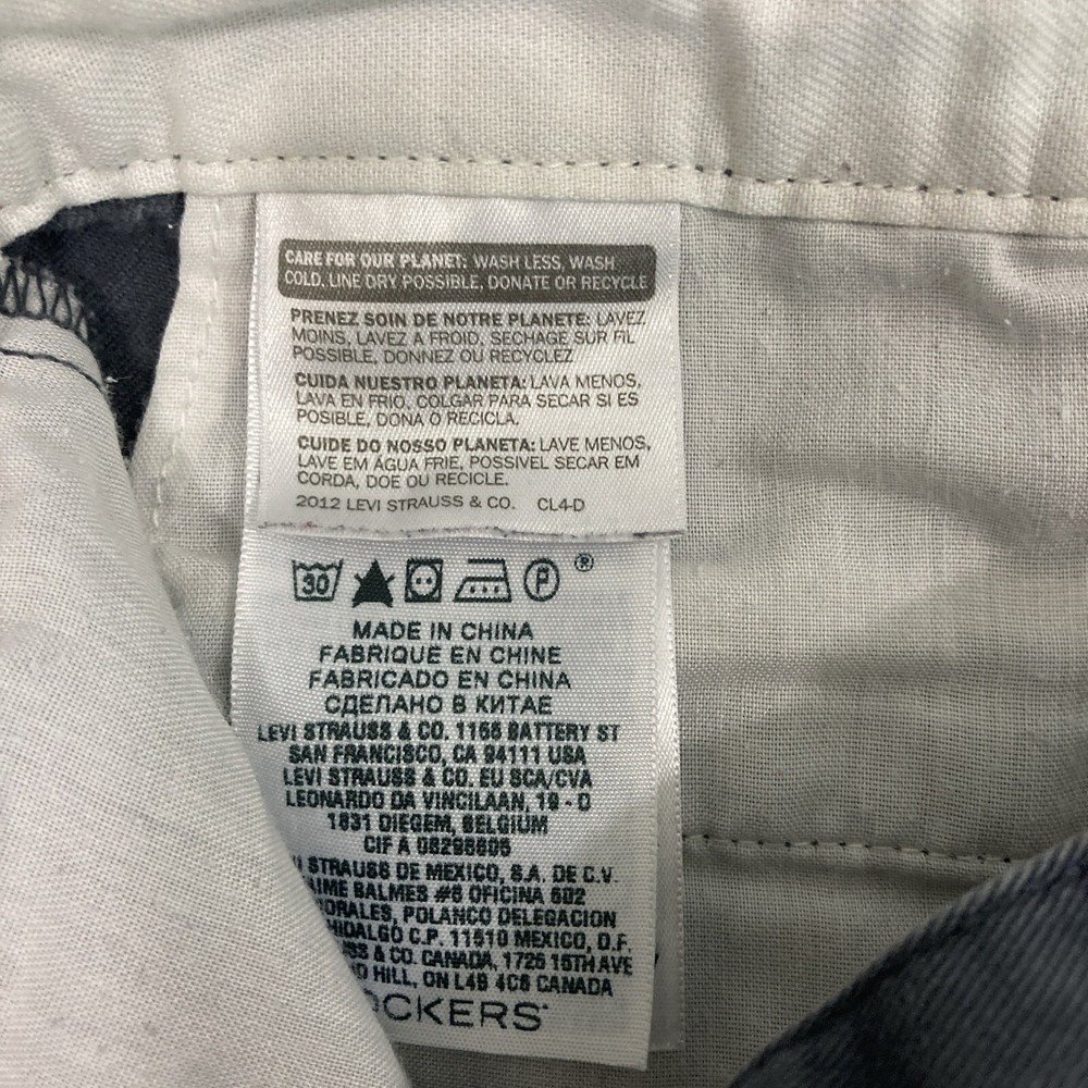 Dockers mens 38 Shorts 100% Cotton Gray - Picture 5 of 12